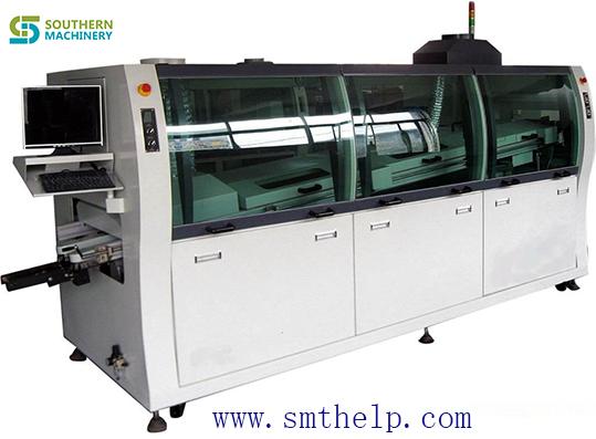 Automatic wave soldering production line